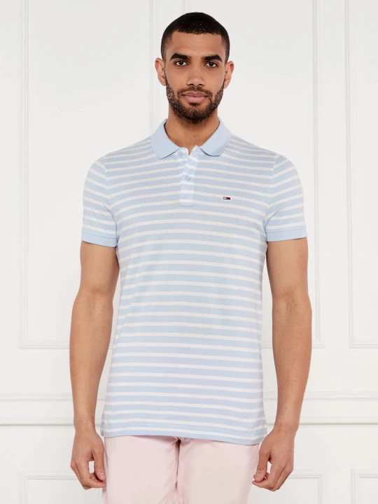 Zdjęcie produktu Tommy Jeans Polo | Slim Fit błękitny