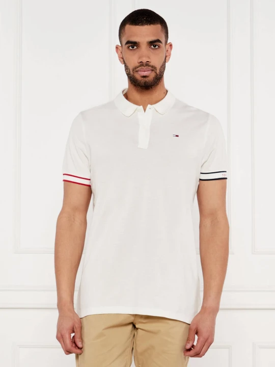 Zdjęcie produktu Tommy Jeans Polo | Slim Fit ecru