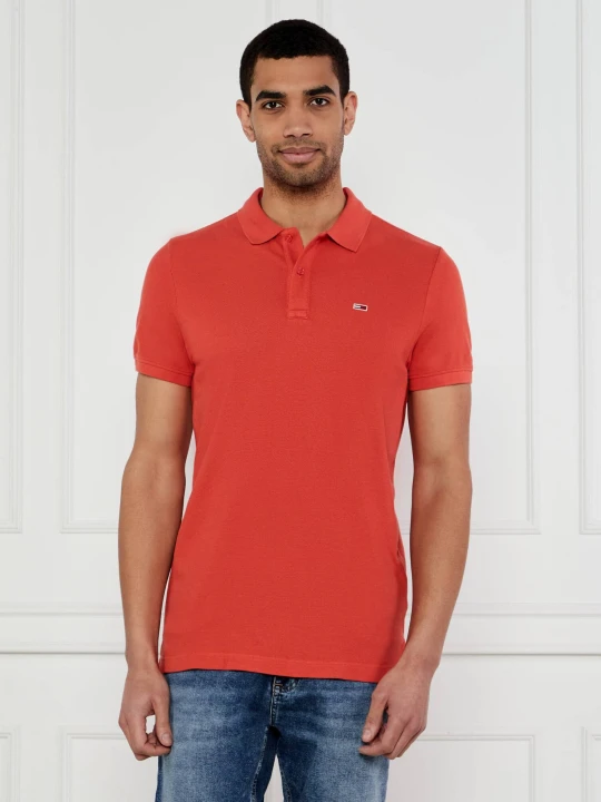 Zdjęcie produktu Tommy Jeans Polo | Slim Fit czerwony