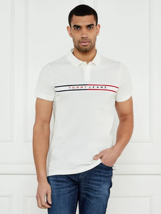 Zdjęcie produktu Tommy Jeans Polo | Slim Fit biały