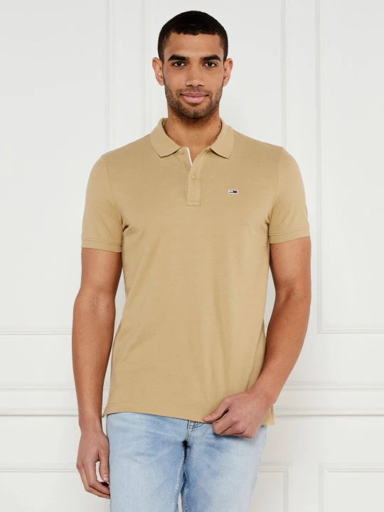 Zdjęcie produktu Tommy Jeans Polo | Slim Fit beżowy