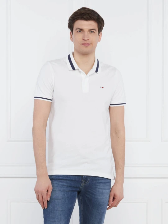 Zdjęcie produktu Tommy Jeans Polo | Slim Fit biały