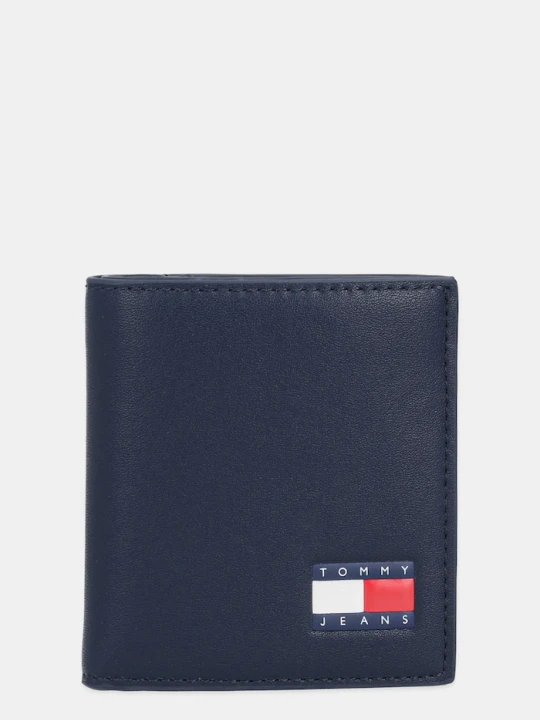 Zdjęcie produktu Tommy Jeans portfel skórzany granatowy