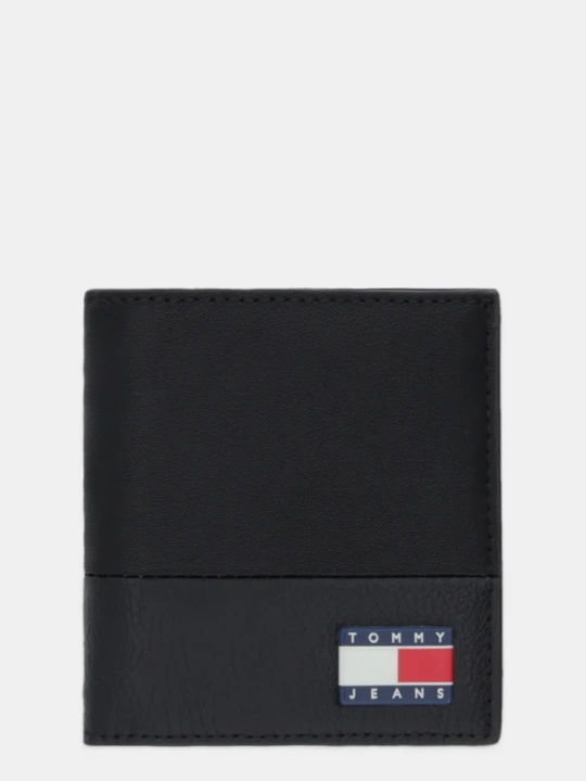 Zdjęcie produktu Tommy Jeans portfel skórzany czarny