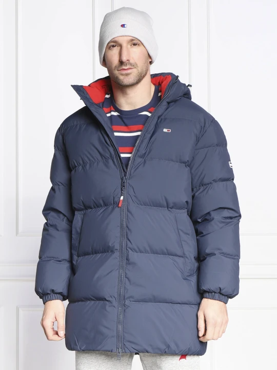 Zdjęcie produktu Tommy Jeans Puchowa kurtka ESSENTIAL | Regular Fit granatowy