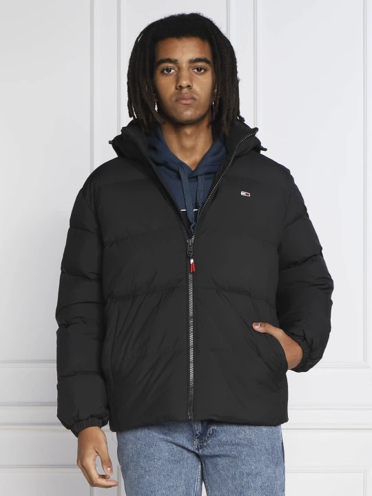 Zdjęcie produktu Tommy Jeans Puchowa kurtka Essential | Regular Fit czarny