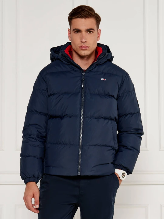 Zdjęcie produktu Tommy Jeans Puchowa kurtka Essential | Regular Fit granatowy