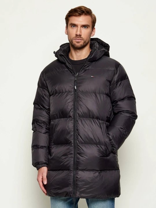 Zdjęcie produktu Tommy Jeans Puchowa kurtka Essential | Loose fit czarny