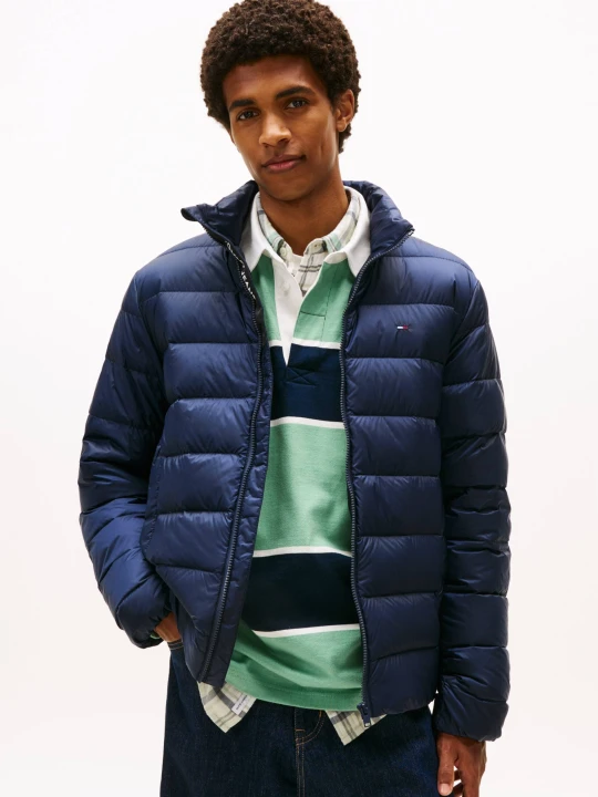 Zdjęcie produktu Tommy Jeans Puchowa kurtka | Regular Fit granatowy