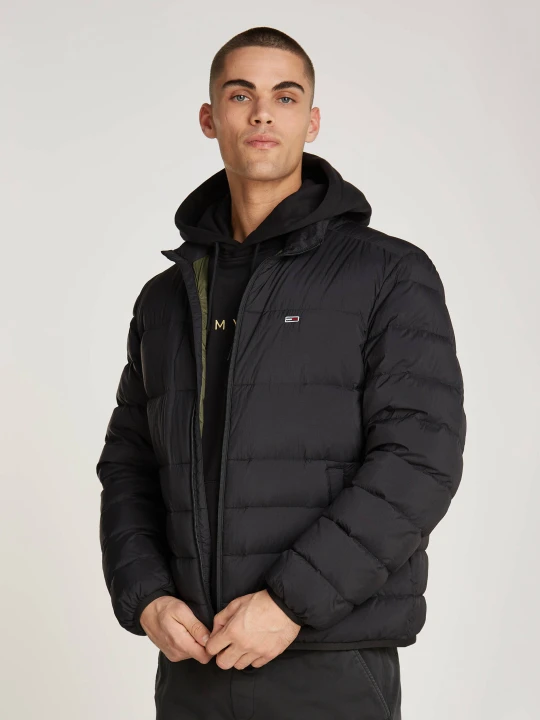 Zdjęcie produktu Tommy Jeans Puchowa kurtka | Regular Fit czarny