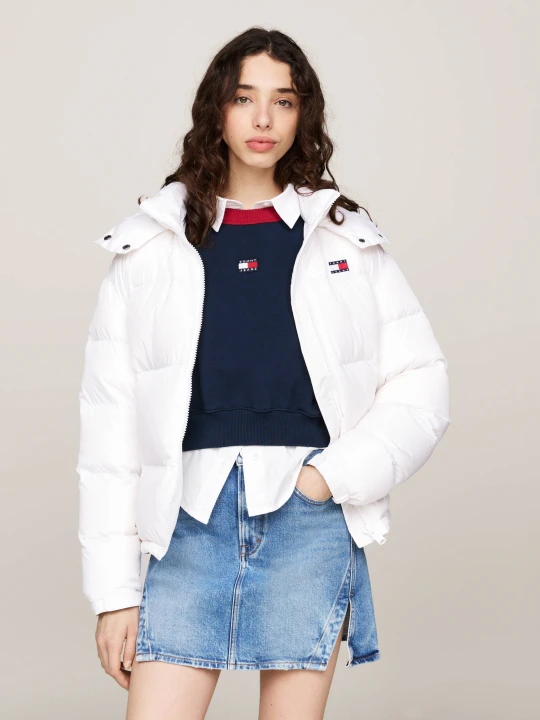 Zdjęcie produktu Tommy Jeans Puchowa kurtka | Regular Fit biały