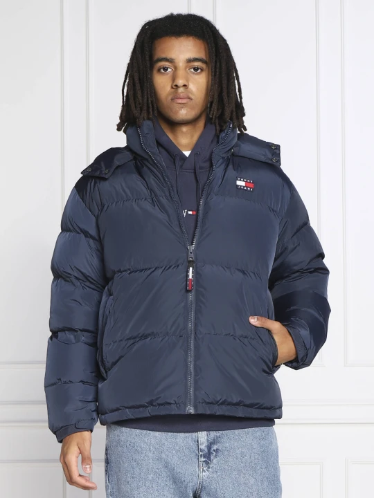 Zdjęcie produktu Tommy Jeans Puchowa kurtka | Regular Fit granatowy