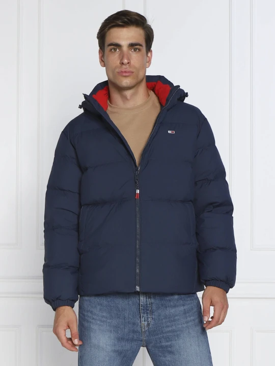 Zdjęcie produktu Tommy Jeans Puchowa kurtka | Regular Fit granatowy