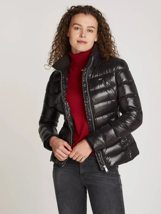 Zdjęcie produktu Tommy Jeans Puchowa kurtka | Slim Fit czarny