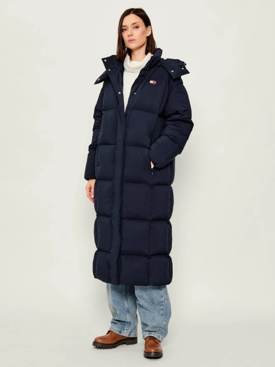Zdjęcie produktu Tommy Jeans Puchowy płaszcz ALASKA granatowy