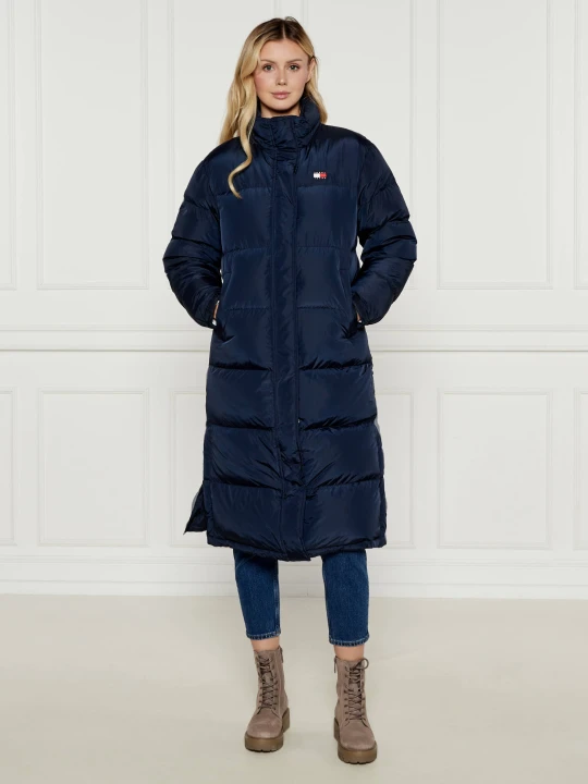 Zdjęcie produktu Tommy Jeans Puchowy płaszcz ALASKA granatowy