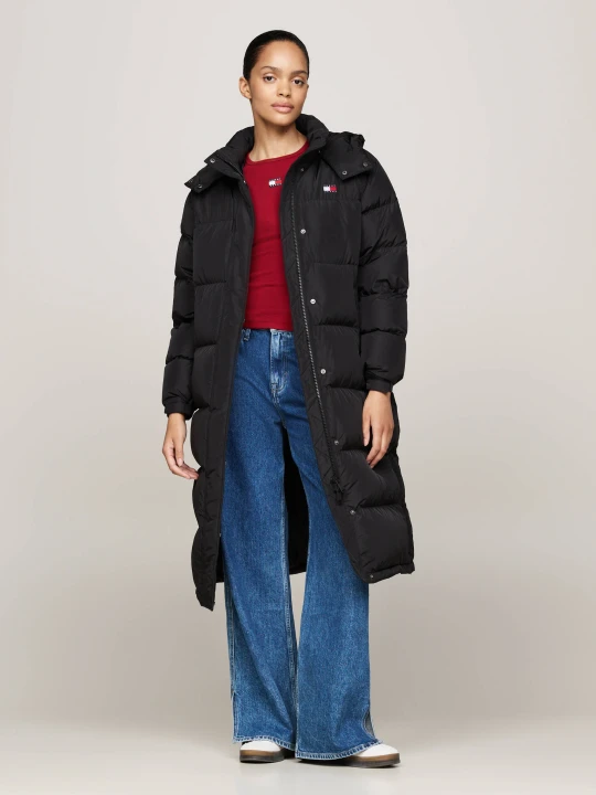 Zdjęcie produktu Tommy Jeans Puchowy płaszcz ALASKA czarny