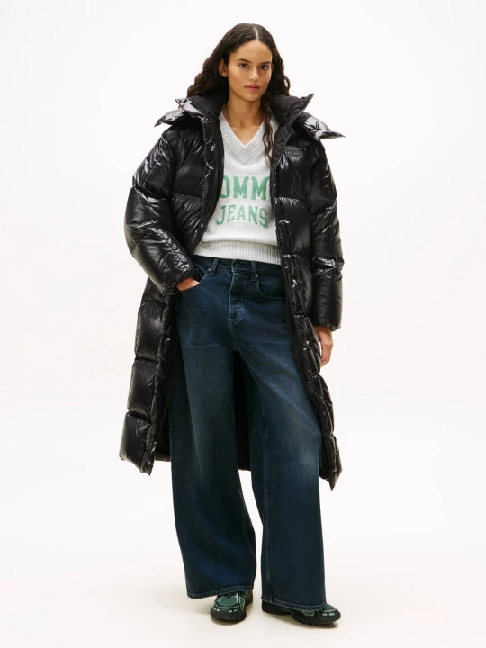 Zdjęcie produktu Tommy Jeans Puchowy płaszcz TJW ALASKA czarny