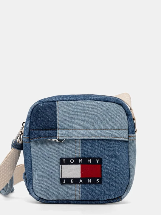 Zdjęcie produktu Tommy Jeans saszetka na ramię męska jeansowa niebieski