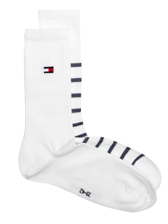 Zdjęcie produktu Tommy Jeans Skarpety 2-pack BRETON biały