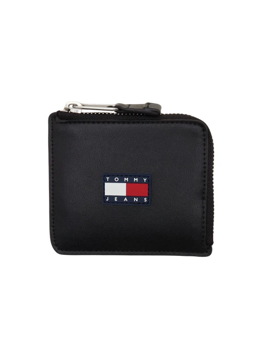 Zdjęcie produktu Tommy Jeans Skórzane etui na karty czarny