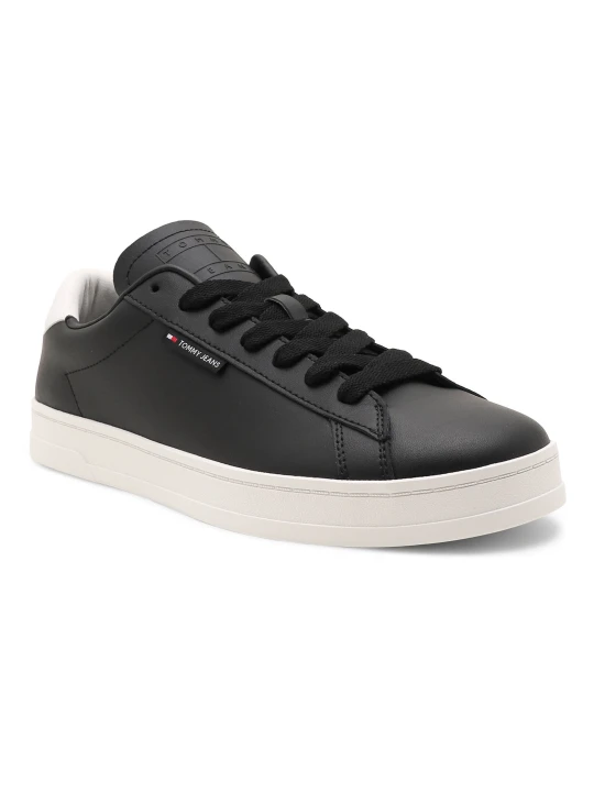 Zdjęcie produktu Tommy Jeans Skórzane sneakersy czarny