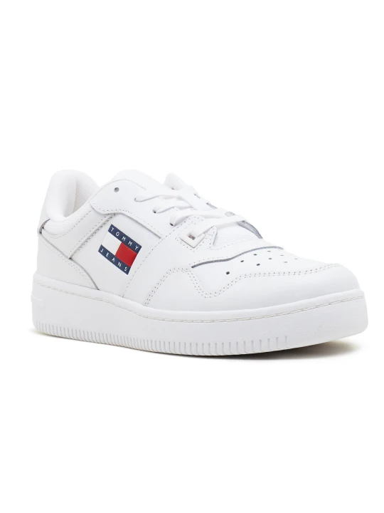 Zdjęcie produktu Tommy Jeans Skórzane sneakersy biały