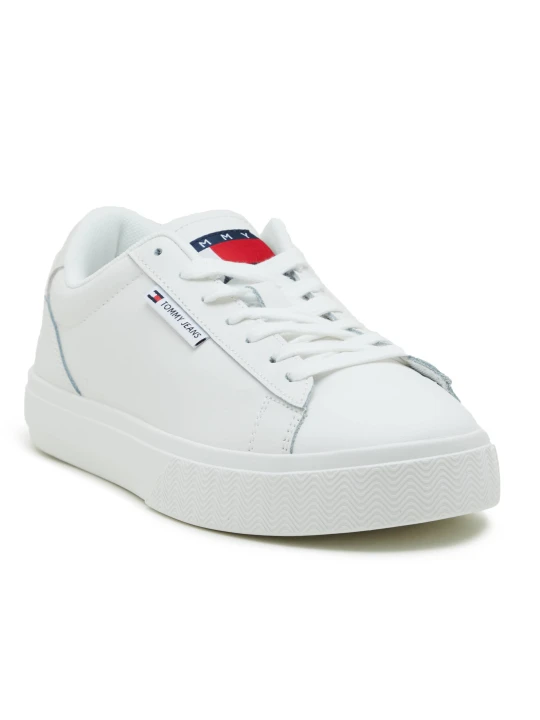 Zdjęcie produktu Tommy Jeans Skórzane sneakersy biały