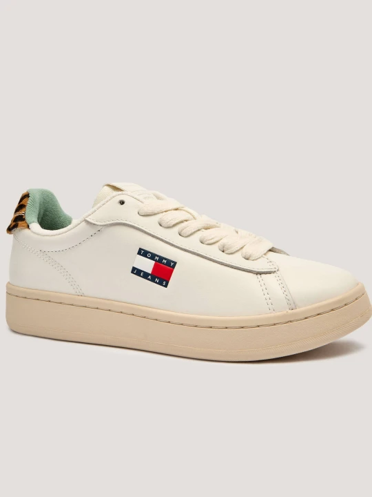 Zdjęcie produktu Tommy Jeans Skórzane sneakersy ARCHIVE ''98 ecru