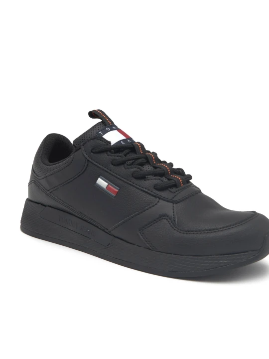 Zdjęcie produktu Tommy Jeans Skórzane sneakersy FLEXI RUNNER czarny