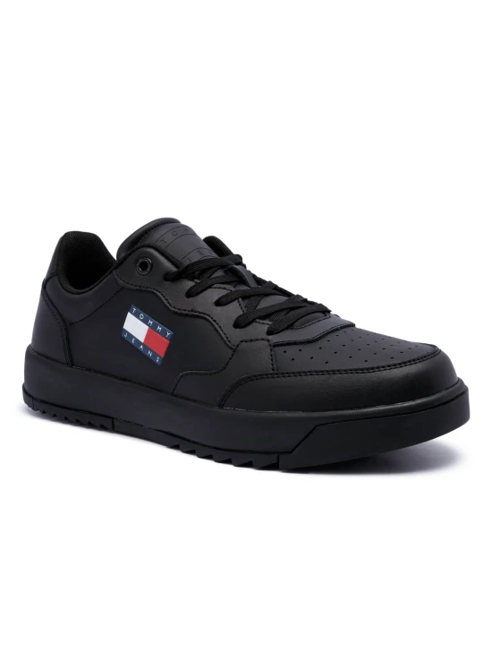 Zdjęcie produktu Tommy Jeans Skórzane sneakersy RETRO czarny