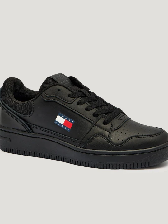 Zdjęcie produktu Tommy Jeans Skórzane sneakersy RETRO BASKET czarny