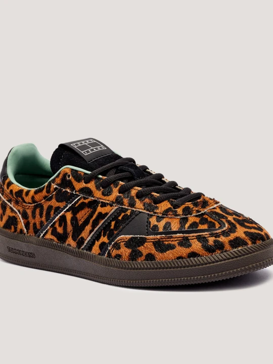 Zdjęcie produktu Tommy Jeans Skórzane sneakersy THE GREENWICH brązowy
