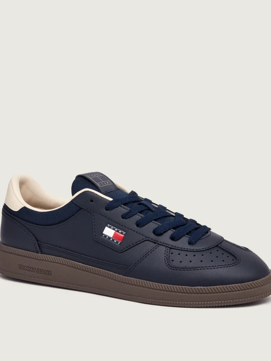 Zdjęcie produktu Tommy Jeans Skórzane sneakersy The Greenwich Edge granatowy