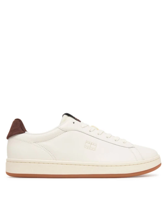Zdjęcie produktu Tommy Jeans Sneakersy Archive '98 Leather Court EM0EM01791 Kremowy