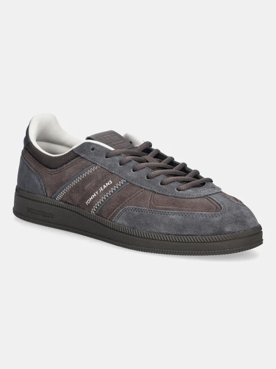 Zdjęcie produktu Tommy Jeans sneakersy skórzane THE GREENWICH EDGE SUEDE brązowy