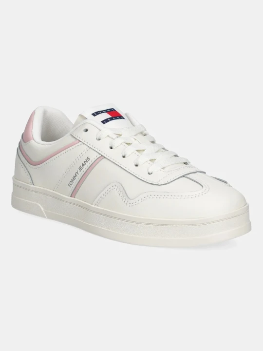Zdjęcie produktu Tommy Jeans sneakersy skórzane THE GREENWICH LEATHER beżowy