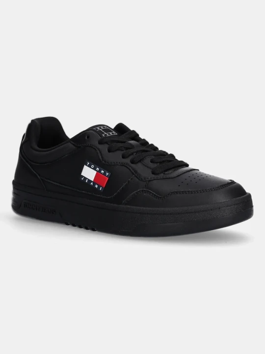 Zdjęcie produktu Tommy Jeans sneakersy skórzane TJM CUPSOLE LEATHER ESS czarny