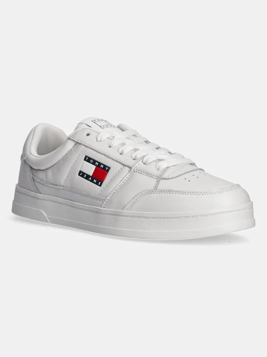 Zdjęcie produktu Tommy Jeans sneakersy skórzane TJM THE GREENWICH NEW ESS biały