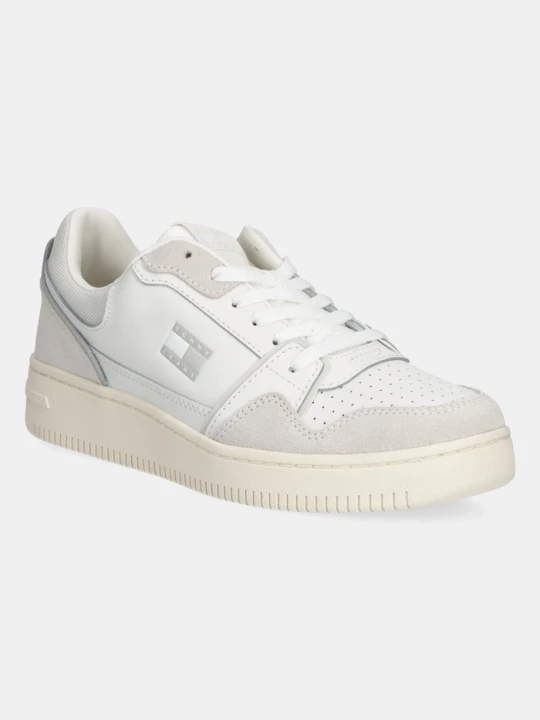 Zdjęcie produktu Tommy Jeans sneakersy skórzane TJW RETRO BASKET SNEAKER biały