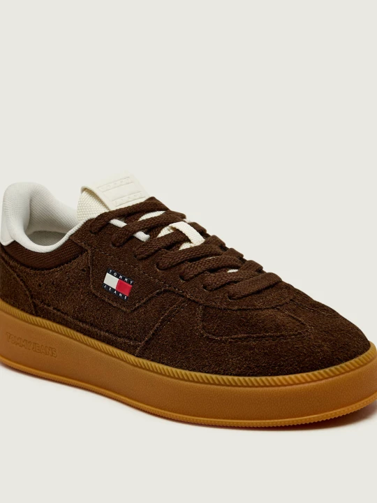 Zdjęcie produktu Tommy Jeans Sneakersy THE GREENWICH EDGE | zamsz brązowy