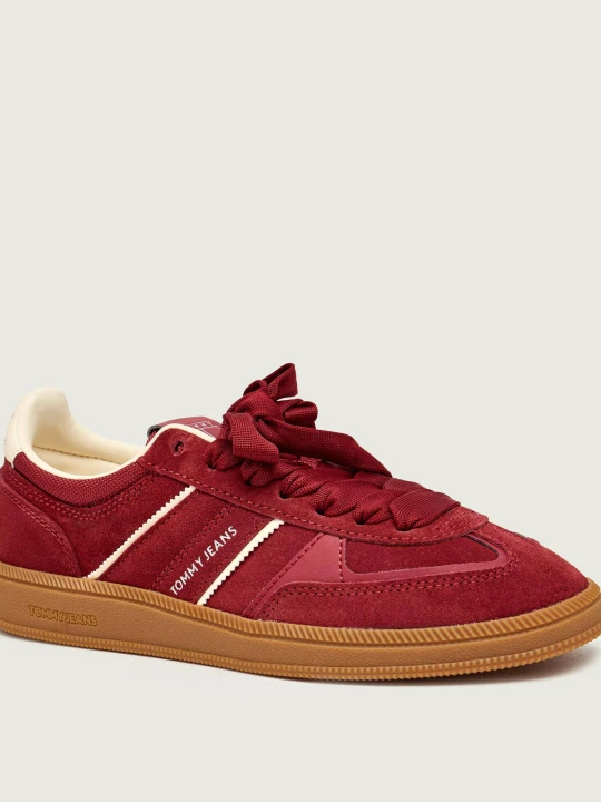Zdjęcie produktu Tommy Jeans Sneakersy The Greenwich Edge | zamsz bordowy