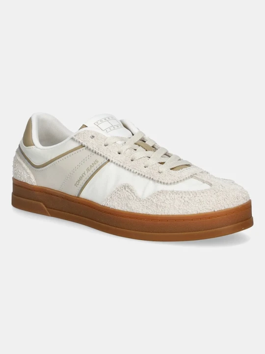 Zdjęcie produktu Tommy Jeans sneakersy THE GREENWICH MIX MEDIA beżowy