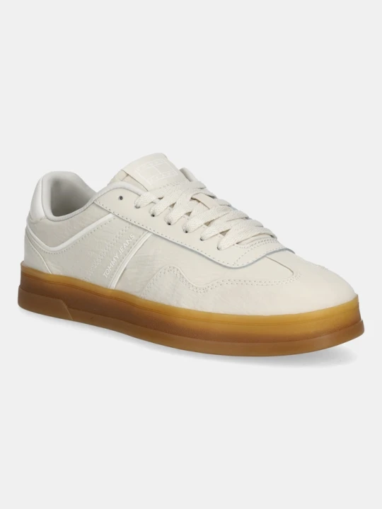 Zdjęcie produktu Tommy Jeans sneakersy THE GREENWICH TEXTILE beżowy