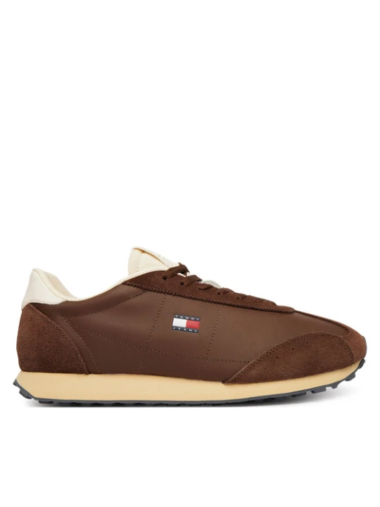 Zdjęcie produktu Tommy Jeans Sneakersy Tjm Retro Runner Archive Mix Mat EM0EM01763 Brązowy