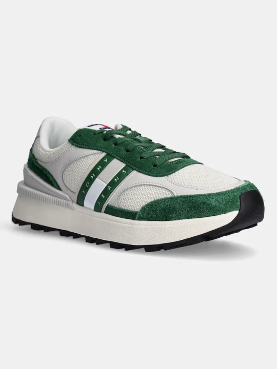 Zdjęcie produktu Tommy Jeans sneakersy TJM TECHNICAL RUNNER ESS zielony