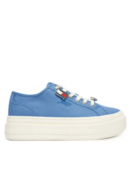 Zdjęcie produktu Tommy Jeans Sneakersy Tjw Flatform Sneaker Charms EN0EN02959 Niebieski
