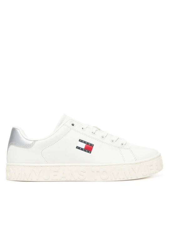 Zdjęcie produktu Tommy Jeans Sneakersy Tjw Logo Outsole Sneaker Ess EN0EN02703 Écru Kremowy