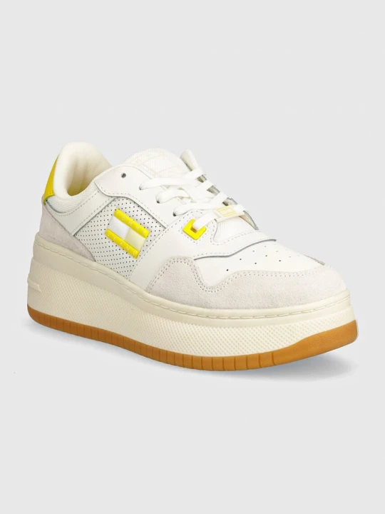 Zdjęcie produktu Tommy Jeans sneakersy TJW RETRO BASKET FLATFORM MIX biały