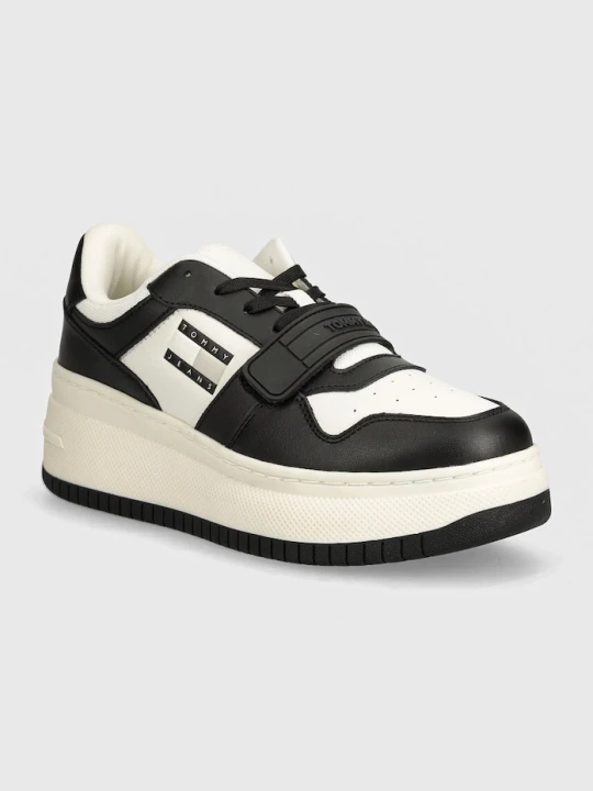 Zdjęcie produktu Tommy Jeans sneakersy TJW RETRO BASKET FLATFORM VELCRO czarny